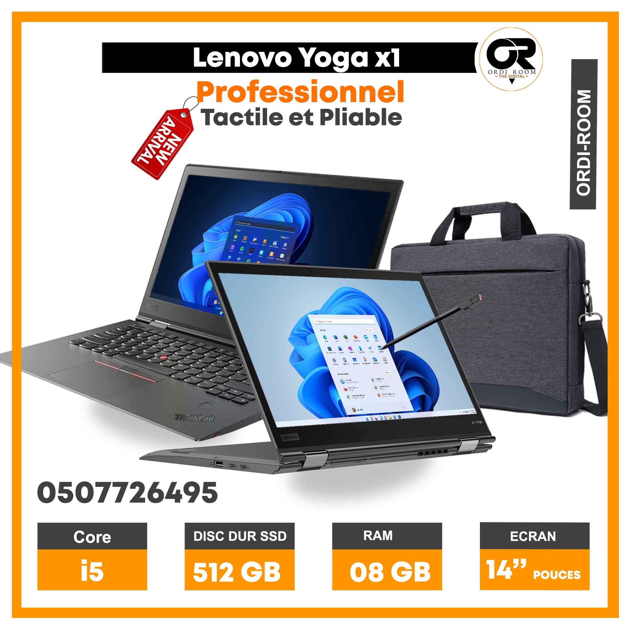 Lenovo Yoga X1 Tactile Pliable